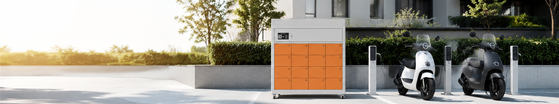 Community Smart Battery Swap Cabinet and Electric Vehicle